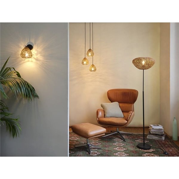 Lámpara colgante de rayas de papel PAPER DROP WALL, original y sostenible 1XE27