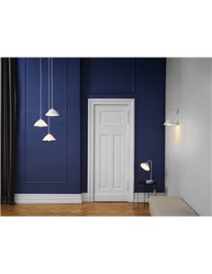 Lámpara de sobremesa con material reciclado LOTUS LEAF TABLE, blanco E14 ​ 2