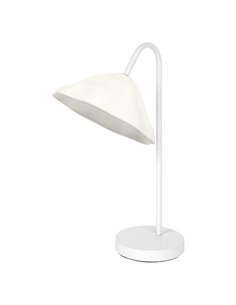 Lámpara de sobremesa con material reciclado LOTUS LEAF TABLE, blanco E14 ​