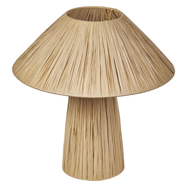 BAMBOO PAPER HUT lampe de table en papier, marron 1XE27