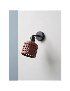 Applique avec abat-jour en terre cuite, CLAY WINDOWS WALL 1XE27 2