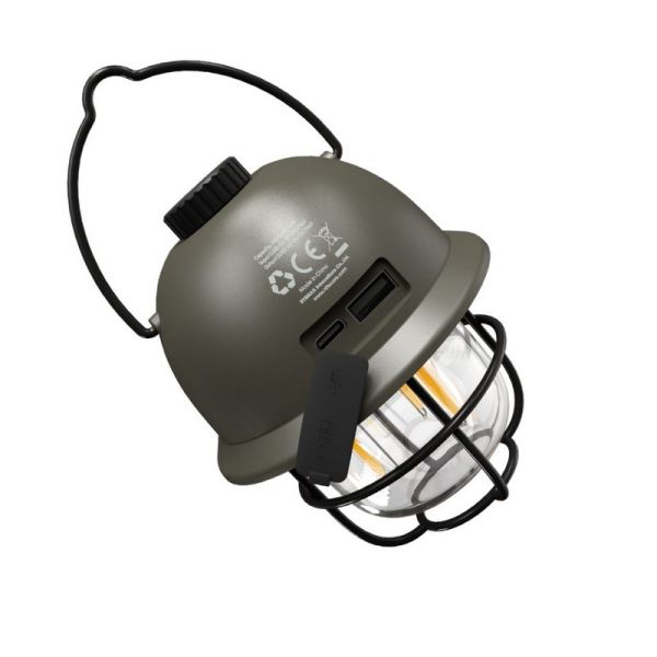 Linterna Camping LED LR40 GREEN Recargable | LeonLeds