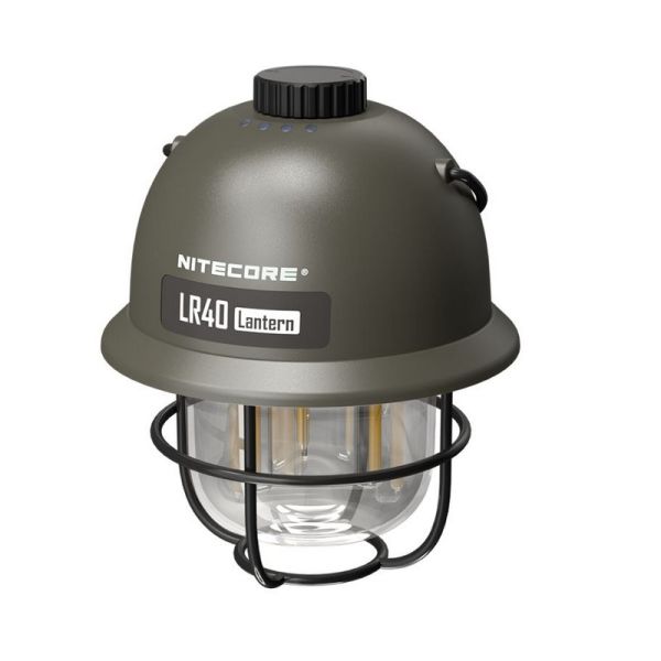 Linterna Camping LED LR40 GREEN Recargable | LeonLeds