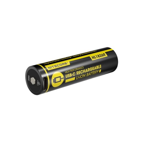Batería Recargable USB-C NL1826R 2600mAh | LeonLeds