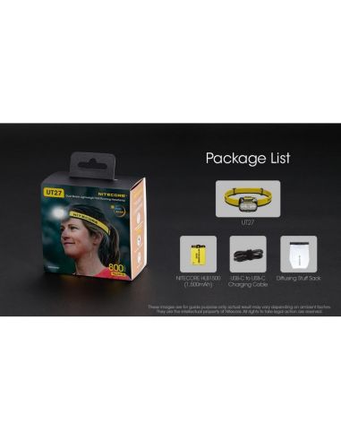 Linterna LED Frontal UT27 Doble Haz | LeonLeds