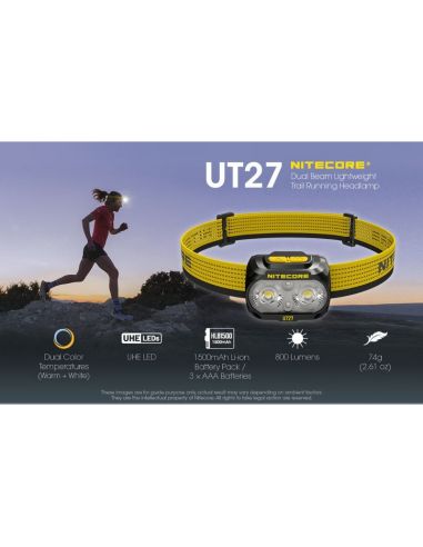 Linterna LED Frontal UT27 Doble Haz | LeonLeds