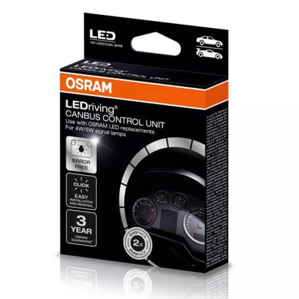 Caja Pack 2 Resistencias CanBus LedDriving 12V 5W