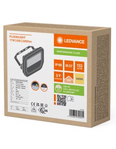 Projecteur LED d'extérieur blanc 17 W avec membrane de dissipation thermique - FL 20 P 2K4LM IP66 2 400 Lm Gen4 3 000 K 2