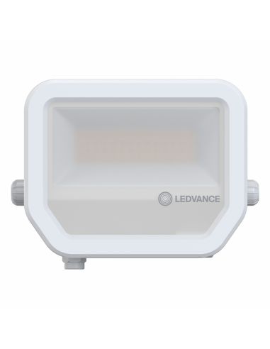 Holofote LED branco para exterior de 17 W com membrana de dissipação de calor - FL 20 P 2K4LM IP66 2.400 Lm Gen4 LedVance