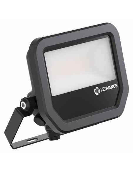 Holofote LED externo preto de 17 W com membrana de dissipação de calor - FL 20 P 2K4LM IP66 2.400 Lm Gen4 LedVance