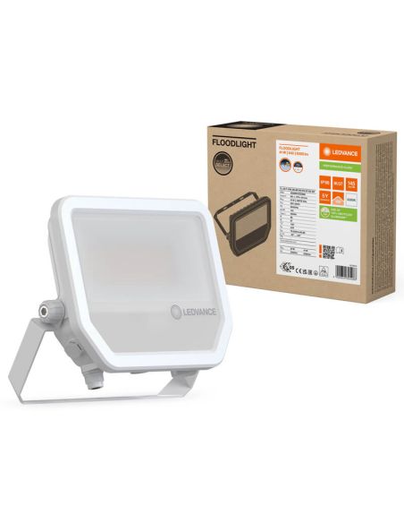 Caixa de LED e projetor para exterior branco 41W 6000Lm IP66 Multi Lúmen - Ledvance 840 | Leon Leds-Led ...