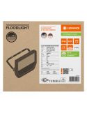 Caja de Proyector LED Exterior Negro 41W 6000Lm IP66 - Duradero y Eficiente IK07 Performance FL 50 P 41W 6KLM 840