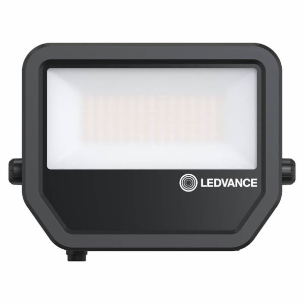 Projecteur LED d'extérieur noir IP66 41W 6000Lm - Performance IK07 durable et efficace FL 50 P 41W 6KLM