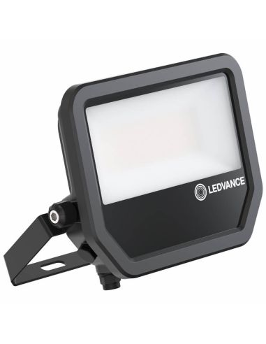 Projecteur LED d'extérieur noir IP66 41W 6000Lm - Performance IK07 durable et efficace FL 50 P 41W 6KLM