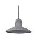 Lámpara colgante tipo campana de hormigón CONCRETE SALA, gris E27