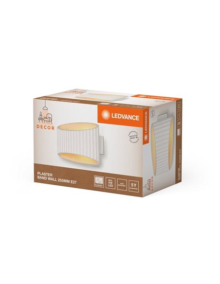 PLASTER BAND WALL aplique de gesso, branco 1XE27