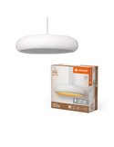 Lámpara colgante de yeso minimalista PLASTER PURE PEND, redondo Ø 300mm, E27