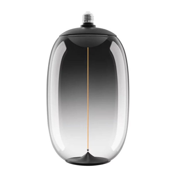 Bombilla LED Vintage 1906 Elipse Oval, con 1 hilo de filamento Smoke, 12W 1800K regulable, E27