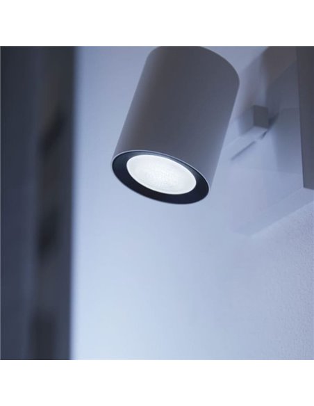 Ampoule intelligente LED HueWA GU10 Ambiance blanche, 4,2W 400Lm, Lumière blanche chaude à froide