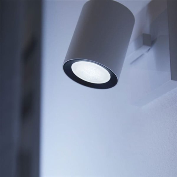 Bombilla inteligente LED GU10 White ambiance HueWA, 4.2W 400Lm, Luz blanca de cálida a fría