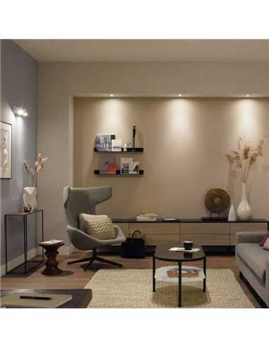 Lâmpada inteligente LED de ambiente branco HueWA GU10, 4,2 W 400Lm, luz branca quente a fria