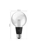 Lâmpada inteligente LED Globe G95 E27, LIGHTGUIDE, com tubo interno brilhante 2000K-6500K +cor