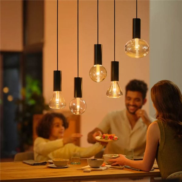 Bombilla inteligente LED Globo G95 E27, LIGHTGUIDE, con tubo interior brillante 2000K-6500K +color