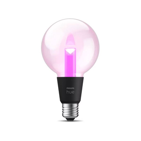 Bombilla inteligente LED Globo G95 E27, LIGHTGUIDE, con tubo interior brillante 2000K-6500K +color