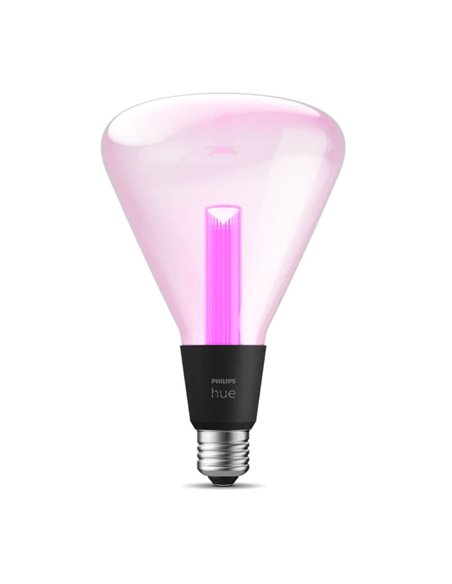 Bombilla inteligente LED Triangular Ø125mm E27, LIGHTGUIDE, con tubo interior brillante 2000K-6500K +color