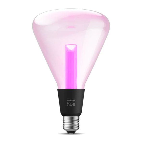 Bombilla inteligente LED Triangular Ø125mm E27, LIGHTGUIDE, con tubo interior brillante 2000K-6500K +color