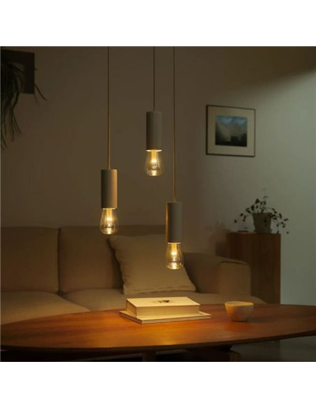 Lâmpada inteligente LED Edison ST72 E27 Ø72mm, LIGHTGUIDE, com tubo interno brilhante 2000K-6500K +cor