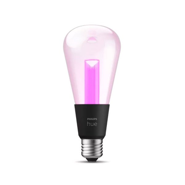 Ampoule intelligente LED Edison ST72 E27 Ø72mm, LIGHTGUIDE, avec tube intérieur lumineux 2000K-6500K +couleur