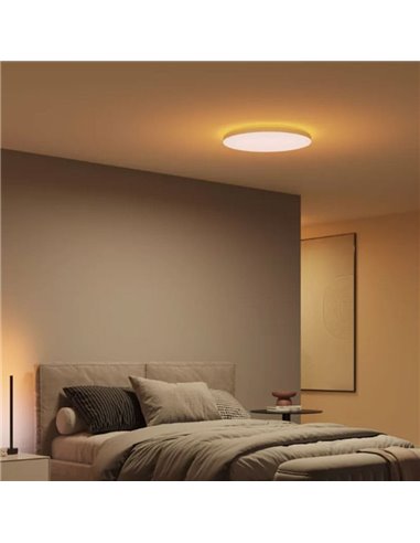 Plafonnier intelligent LED DATURA Hue slim S, rond 48W 3300Lm, 2000 - 6500 Hue Blanc Couleur Ambiance
