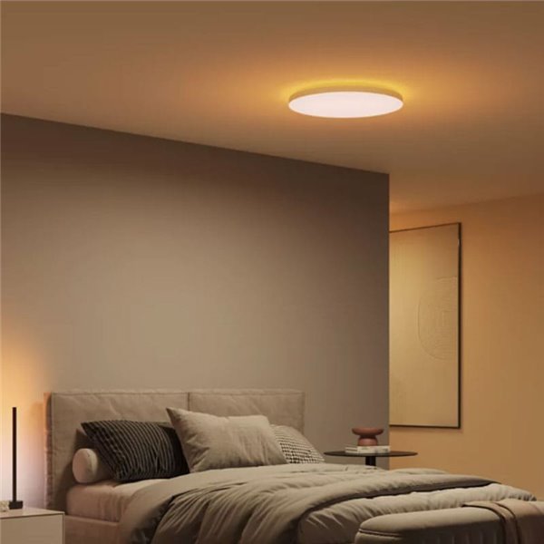 Plafonnier intelligent LED DATURA Hue slim S, rond 48W 3300Lm, 2000 - 6500 Hue Blanc Couleur Ambiance