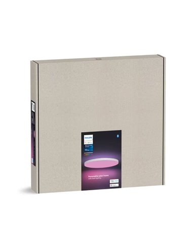 Plafón de techo inteligente LED DATURA Hue slim S, redondo 48W 3300Lm, 2000 - 6500 Hue White Color Ambiance