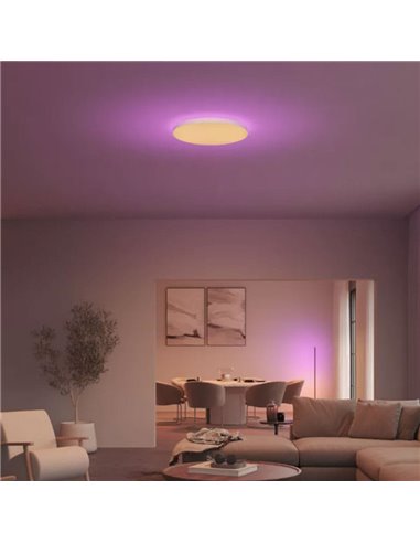 Plafón de techo inteligente LED DATURA Hue slim S, redondo 48W 3300Lm, 2000 - 6500 Hue White Color Ambiance