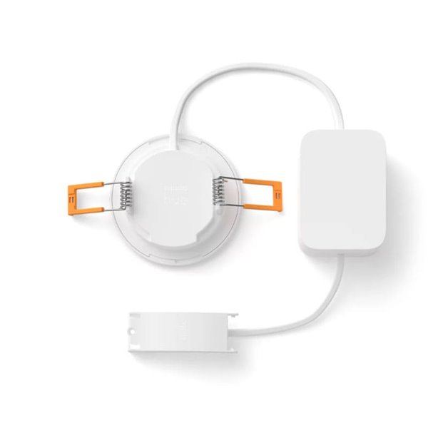 Downlight encastré intelligent Hue WACA Slim LED, blanc, dimmable, 8,3W 1000Lm, 2000 - 6500 Hue White Color Ambiance