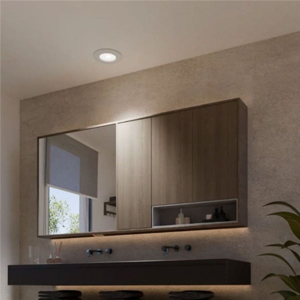 Downlight encastré intelligent Hue WACA Slim LED, blanc, dimmable, 8,3W 1000Lm, 2000 - 6500 Hue White Color Ambiance