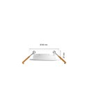 Downlight empotrable inteligente LED Hue WACA Slim, blanco, regulable, 8,3W 1000Lm, 2000 - 6500 Hue White Color Ambiance