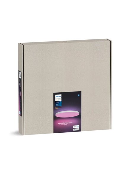 Plafón de techo inteligente LED DATURA Hue slim XL, redondo 67W 4850Lm, 2000 - 6500 Hue White Color Ambiance