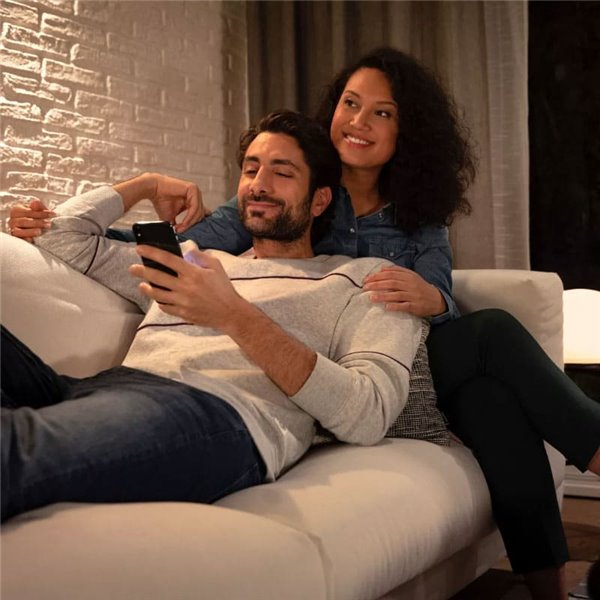 Lâmpada inteligente LED HueW, GU10, BRANCA, 4,2W 400Lm 2700K