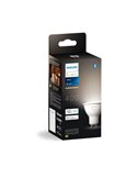 Bombilla inteligente LED HueW, GU10, WHITE, 4.2W 400Lm 2700K