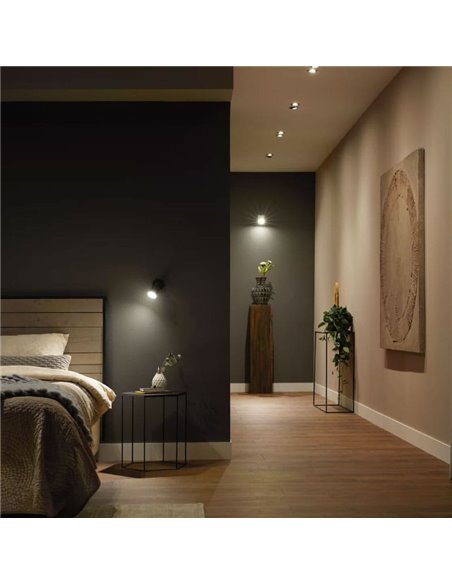 Ampoule intelligente HueW LED, GU10, BLANCHE, 4,2W 400Lm 2700K