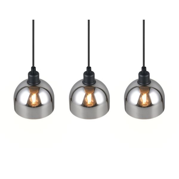 Deckenlampe 3 Glas-Schirme...