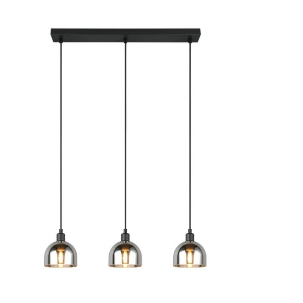 Plafonnier 3 abat-jour en verre...