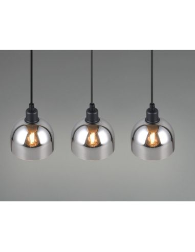 Deckenlampe 3 Glas-Schirme...