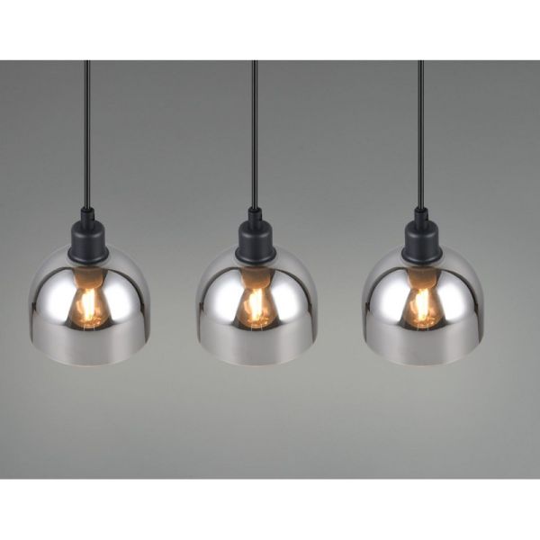 Deckenlampe 3 Glas-Schirme...