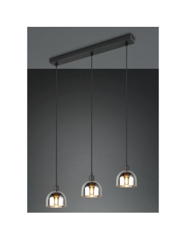 Deckenlampe 3 Glas-Schirme...