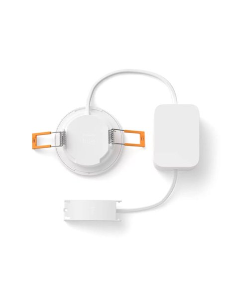 Pack de 3 Downlight empotrable inteligente LED Hue WACA Slim, blanco 90mm, regulable, 8,3W 1000Lm, 2000 - 6500 Hue White Color A
