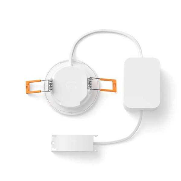 Pack de 3 Downlight empotrable inteligente LED Hue WACA Slim, blanco 90mm, regulable, 8,3W 1000Lm, 2000 - 6500 Hue White Color A